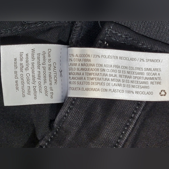 Isabel Maternity by Ingrid & Isabel Skinny Entubado Black Maternity Jean Size 6 - Picture 12 of 15